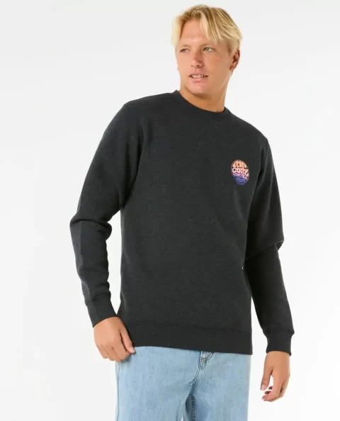 Hoodies & Fleece Wettie Icon Crew Rip Curl Mens - Image 5