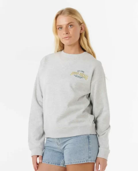 Hoodies & Fleece Women Eddie Would Go The Bay Crew Rip Curl - Image 3