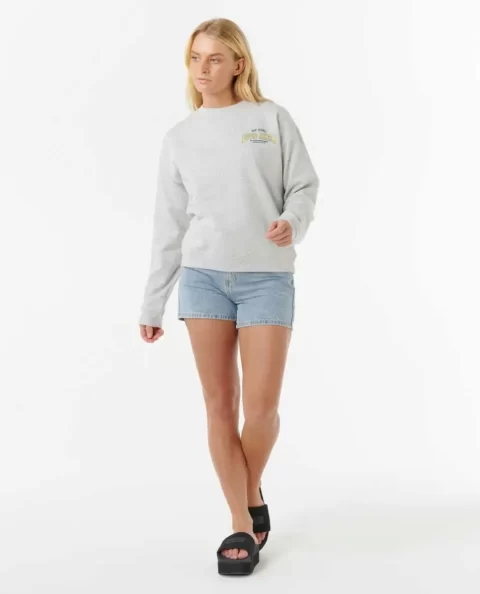 Hoodies & Fleece Women Eddie Would Go The Bay Crew Rip Curl - Image 4