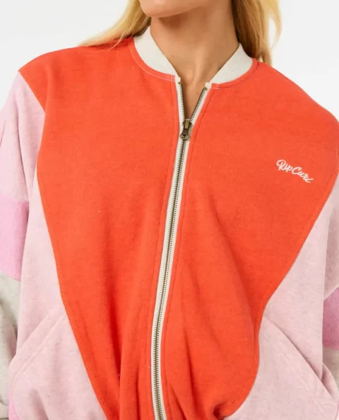 Hoodies & Fleece Women Rip Curl Colour Block Zip Through - Image 5