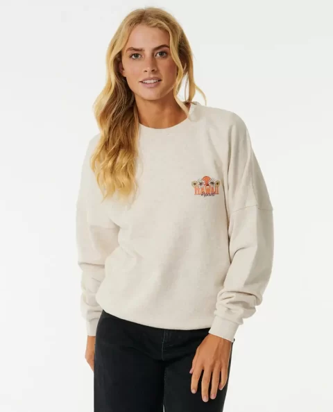 Hoodies & Fleece Women Rip Curl Mystic Drop Shoulder Crew