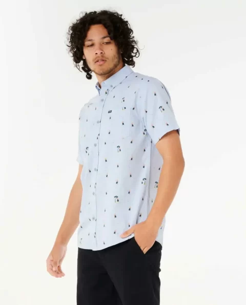 Hula Breach Short Sleeve Shirt Rip Curl Shirts & Flannels Mens - Image 3