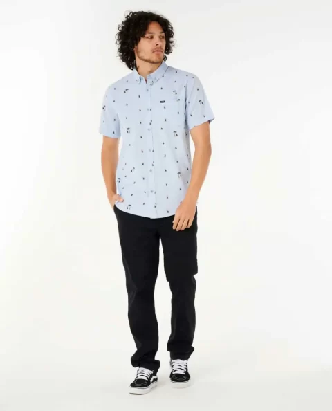 Hula Breach Short Sleeve Shirt Rip Curl Shirts & Flannels Mens - Image 4