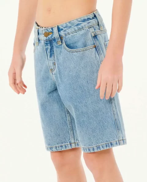 Hyped Up 20" Denim Walkshort Rip Curl Shorts Kids - Image 3