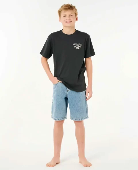 Hyped Up 20" Denim Walkshort Rip Curl Shorts Kids - Image 4