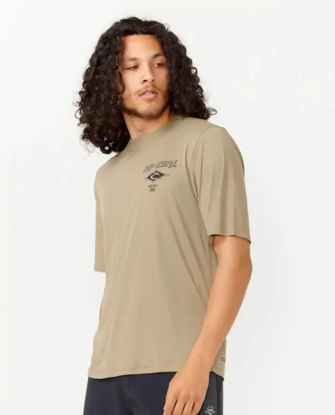 Icons Surflite Uv Short Sleeve Rash Guard Rip Curl Mens Rash Guards - Image 2