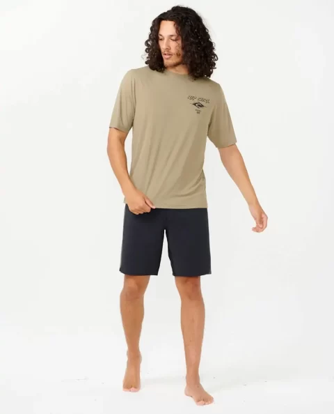 Icons Surflite Uv Short Sleeve Rash Guard Rip Curl Mens Rash Guards - Image 4