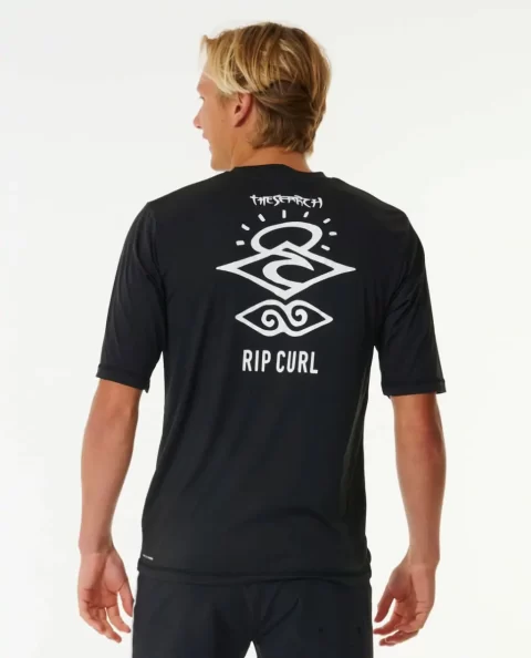 Icons Surflite Uv Short Sleeve Rash Guard Rip Curl Rash Guards Mens - Image 3