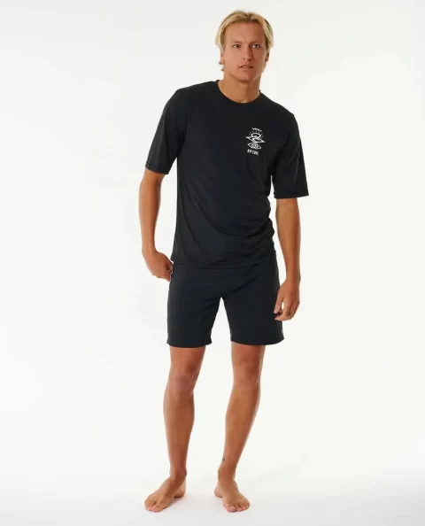 Icons Surflite Uv Short Sleeve Rash Guard Rip Curl Rash Guards Mens - Image 4