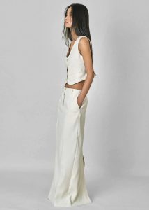 Indio Vest - Off White Women Outerwear White The Frankie Shop - Image 4