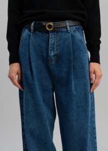 Isabella Denim Pants - Medium Wash Bottoms Women The Frankie Shop Blue - Image 5