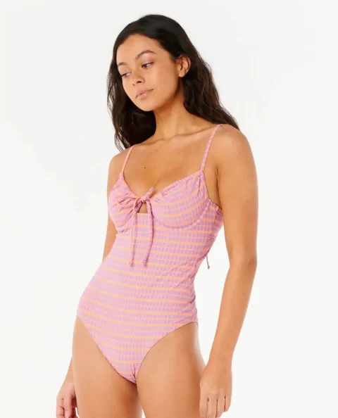 Isles Plaid Good Coverage One Piece Women One Pieces Rip Curl - Image 3