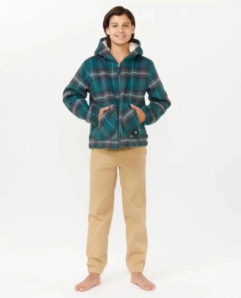 Jackets Rip Curl Kids Surf Check Jacket - Image 4