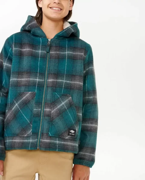 Jackets Rip Curl Kids Surf Check Jacket - Image 5