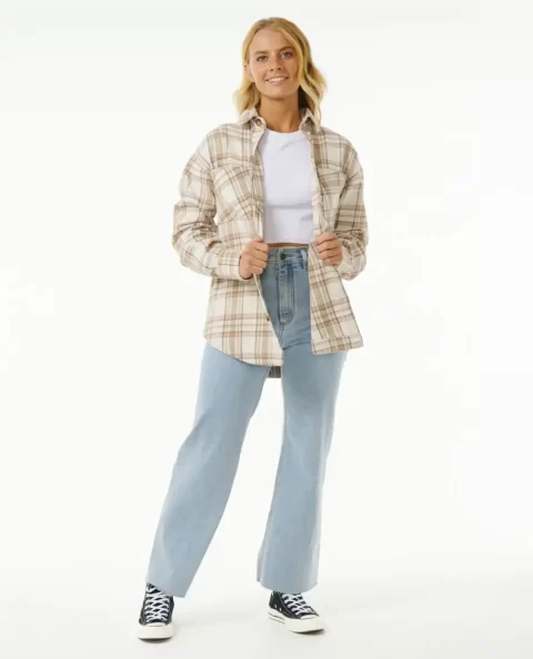 Jackets Women High Tide Soft Flannel Rip Curl - Image 4
