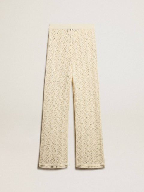 Jeans & Pants Women's Ecru-Colored Pants Ecru Golden Goose Women - Image 5