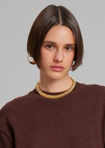 Jewelry Bevza Spikelet Necklace - Gold The Frankie Shop Gold Women - Image 4
