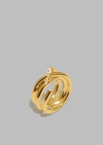 Jewelry Gold Completedworks Zirconia Ring - Gold The Frankie Shop Women