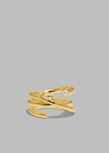 Jewelry Gold Completedworks Zirconia Ring - Gold The Frankie Shop Women - Image 3
