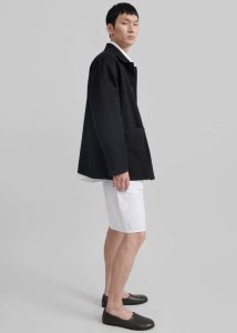Julien Utility Jacket - Black Black Men Outerwear The Frankie Shop - Image 5