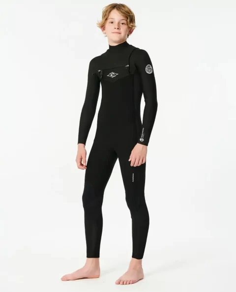 Junior Dawn Patrol Chest Zip 3/2 Wetsuit Fullsuits Kids Rip Curl - Image 2