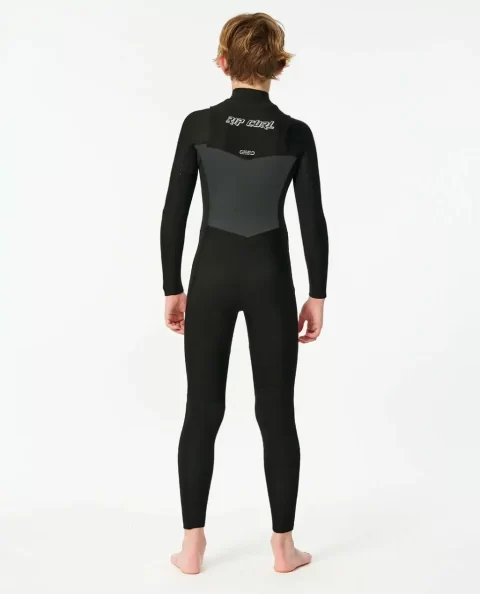 Junior Dawn Patrol Chest Zip 3/2 Wetsuit Fullsuits Kids Rip Curl - Image 3