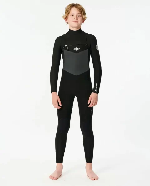 Junior Dawn Patrol Chest Zip 3/2 Wetsuit Fullsuits Kids Rip Curl