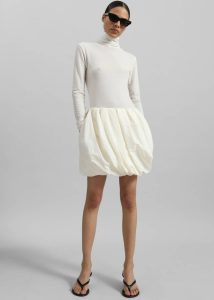 Jw Anderson Rolled Hem Skirt - Ivory Women The Frankie Shop White Bottoms - Image 2