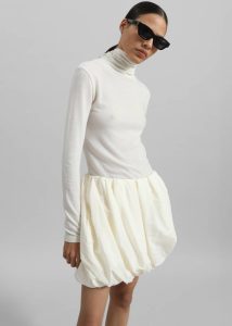 Jw Anderson Rolled Hem Skirt - Ivory Women The Frankie Shop White Bottoms