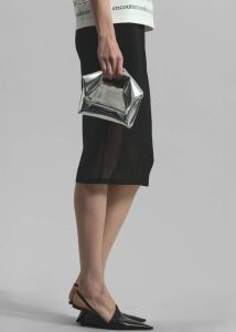 Jw Anderson Small Twister Bag - Silver The Frankie Shop Women Bags Silver