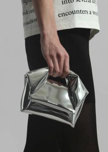 Jw Anderson Small Twister Bag - Silver The Frankie Shop Women Bags Silver - Image 4