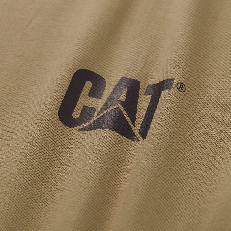 Khaki Tops & Outerwear Cat Men's Trademark Tee Men - Image 5