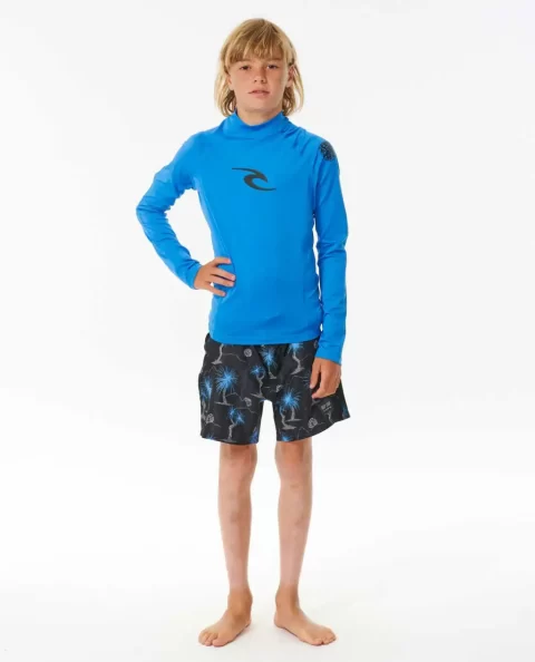 Kids Brand Wave Uv Long Sleeve Rash Guard Rip Curl Rash Guards & Vest - Image 4