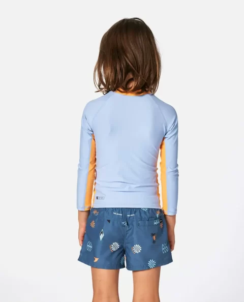 Kids Grom Energy Upf Long Sleeve Sun Protection Rash Vest Rip Curl Rash Guards & Vest - Image 2