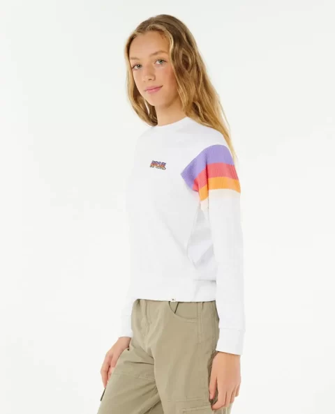 Kids Hoodies & Fleece Rip Curl Las Dalias Raglan Crew - Image 2