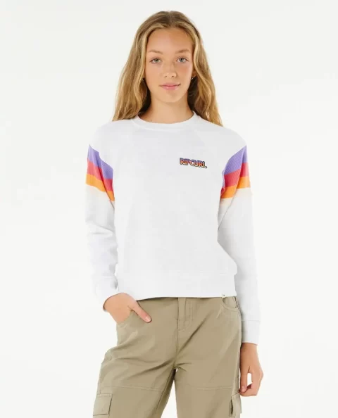 Kids Hoodies & Fleece Rip Curl Las Dalias Raglan Crew