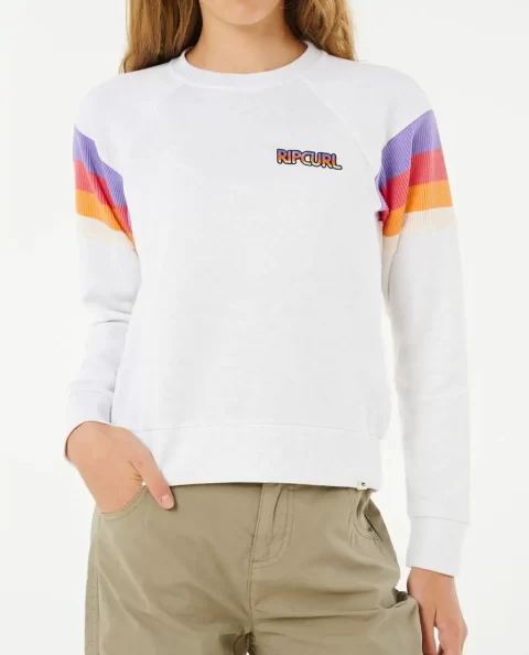 Kids Hoodies & Fleece Rip Curl Las Dalias Raglan Crew - Image 5