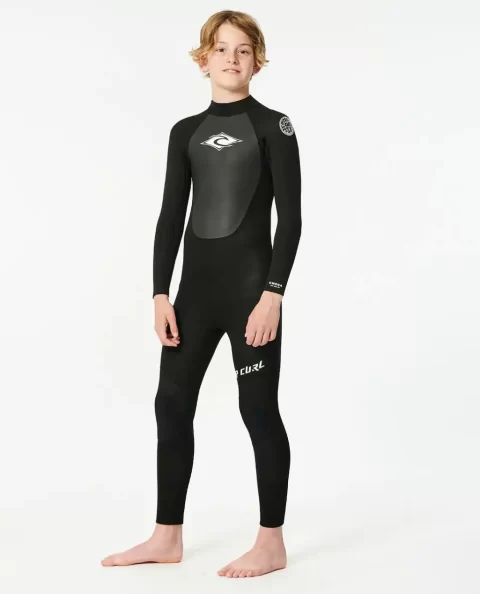 Kids Omega 3/2 Back Zip Fullsuit Wetsuit Kids Rip Curl Fullsuits - Image 2