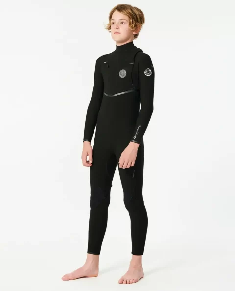 Kids Rip Curl Fullsuits Kids Flashbomb 3/2 Chest Zip Wetsuit - Image 2