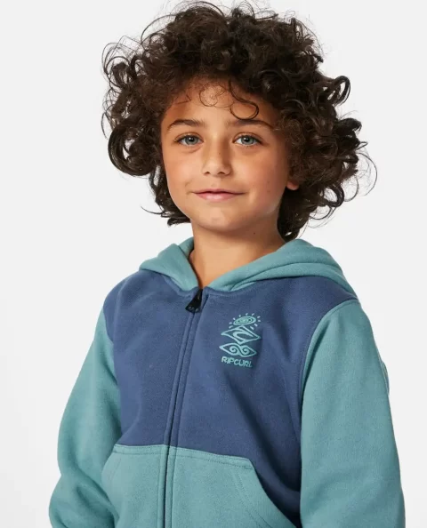 Kids Rip Curl Grom Energy Zip Through Hood Hoodies & Fleece - Image 4