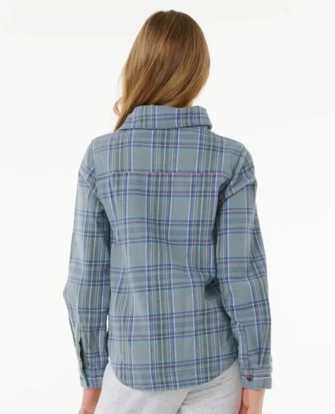 Kids Rip Curl High Tide Soft Flannel Jackets - Image 3