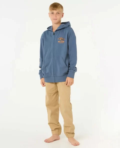 Kids Rip Curl Hoodies & Fleece Raw Energy Zip Through Hood - Image 4