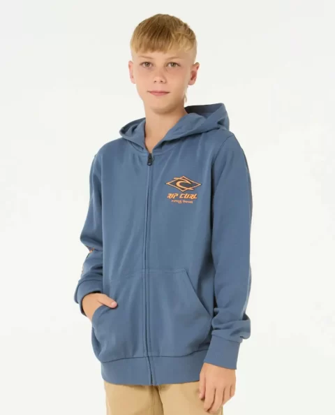Kids Rip Curl Hoodies & Fleece Raw Energy Zip Through Hood