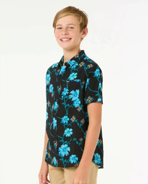 Kids Rip Curl Surf Revival Short Sleeve Shirt Tops & Tees - Image 2
