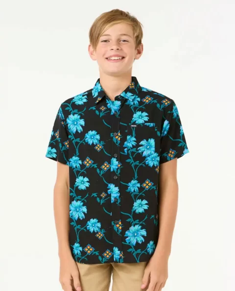 Kids Rip Curl Surf Revival Short Sleeve Shirt Tops & Tees