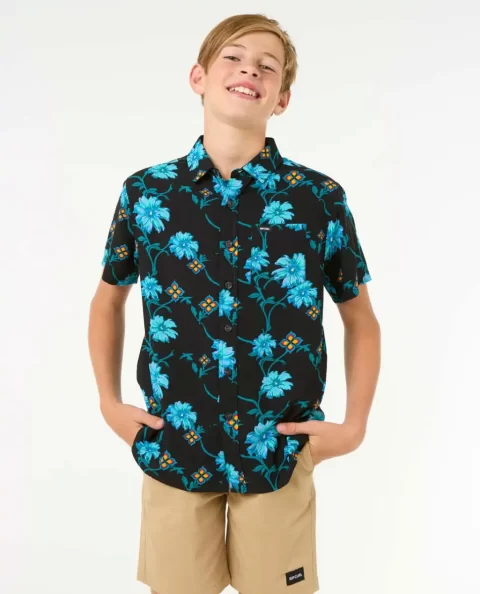 Kids Rip Curl Surf Revival Short Sleeve Shirt Tops & Tees - Image 5