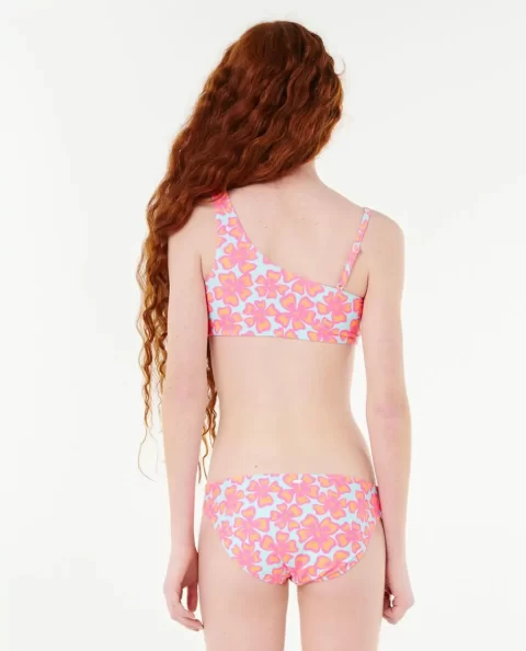 Kids Rip Curl Swimwear Neon Isles Floral Bikini - Image 3