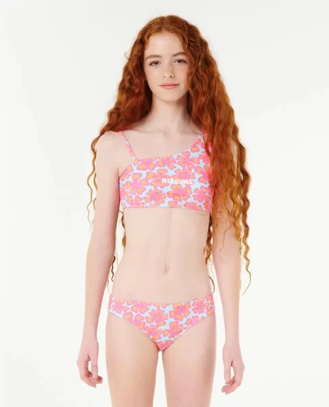 Kids Rip Curl Swimwear Neon Isles Floral Bikini