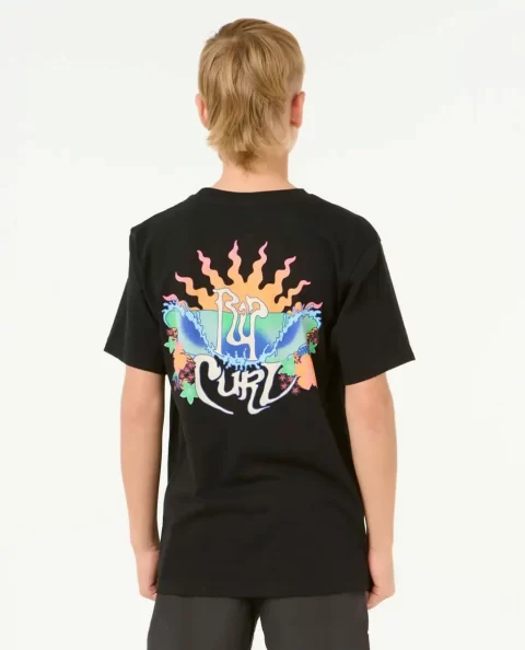 Kids Rip Curl Tops & Tees Dazed Tee - Image 3
