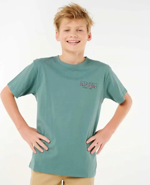 Kids Rip Curl Tops & Tees Eruption Tee - Image 2